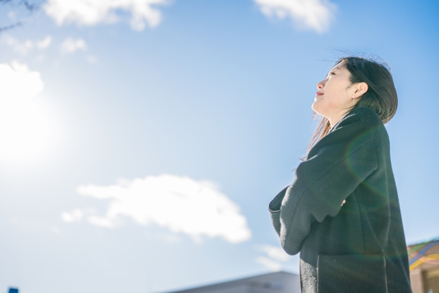 次の一歩を踏み出そうとしている女性