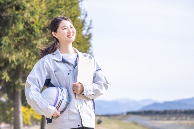 笑顔な女性