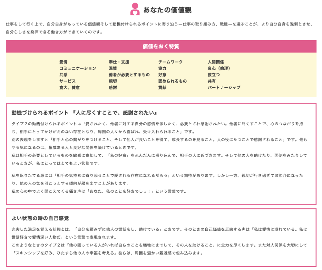 あなたの価値観